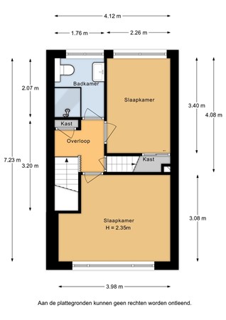 Floorplan - Nicolaas Sopingiusstraat 20, 3553 TM Utrecht